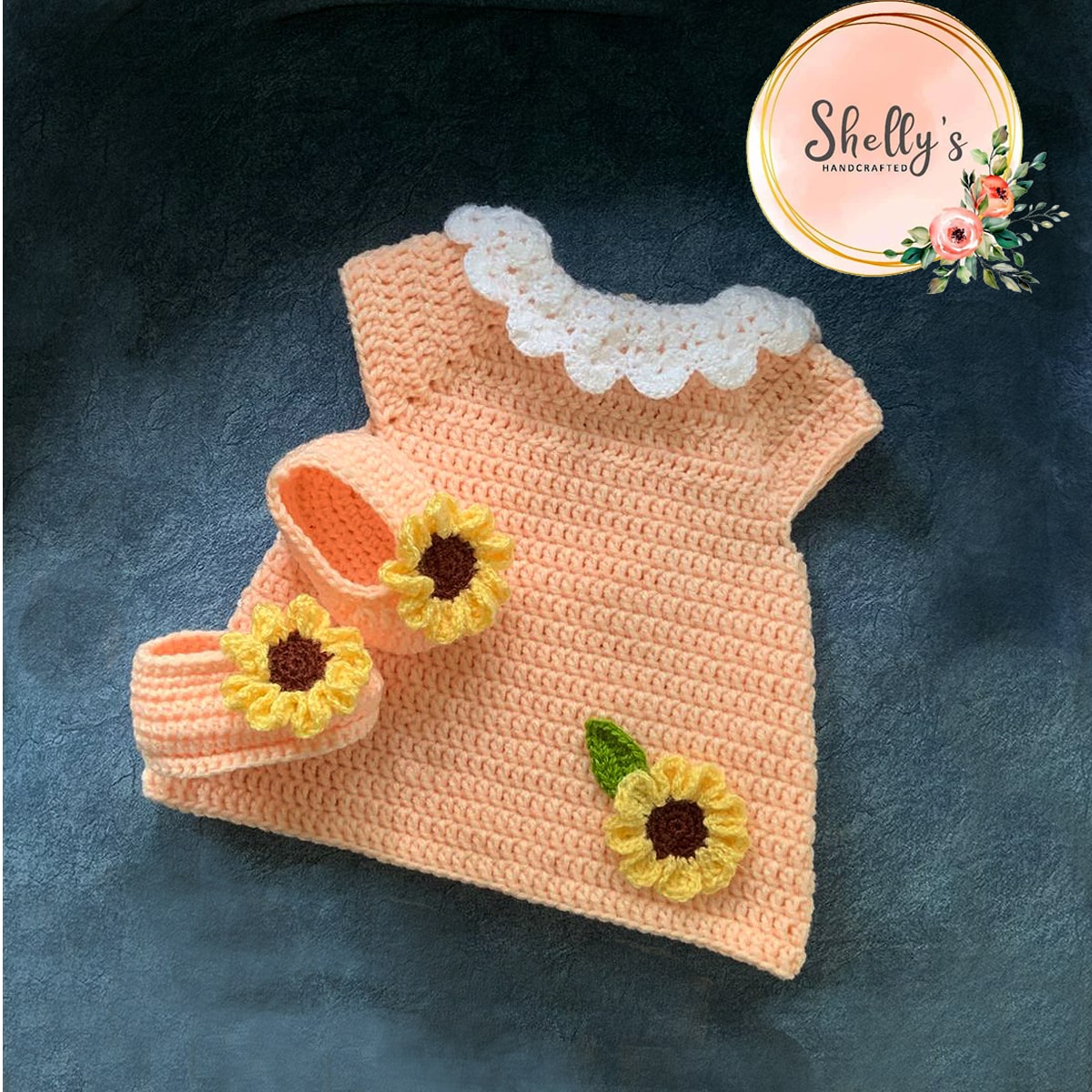 Peach n Sunflower 